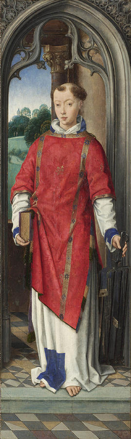 Saint Lawrence Painting by Hans Memling