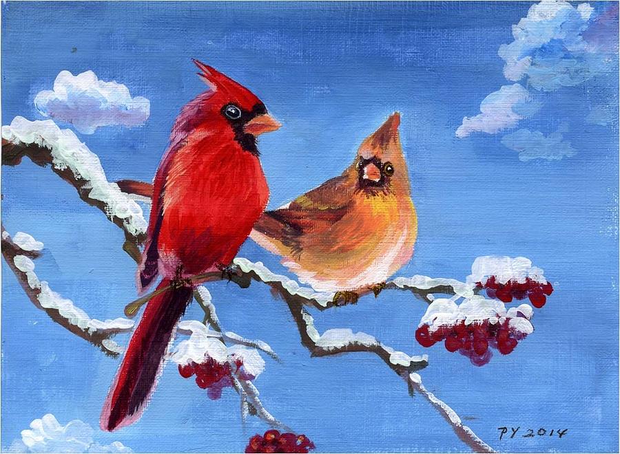 Saint Louis Cardinals Painting by Ping Yan