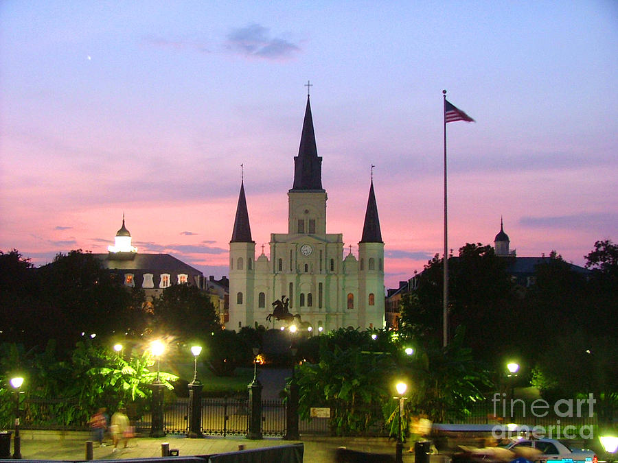 New Orleans Photograph - Saint Louis Cathedral by Carolyn Burns Bass