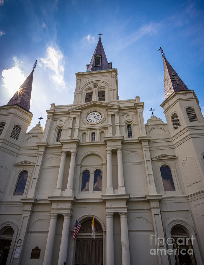 New Orleans Photograph - Saint Louis Cathedral Entrance by Inge Johnsson