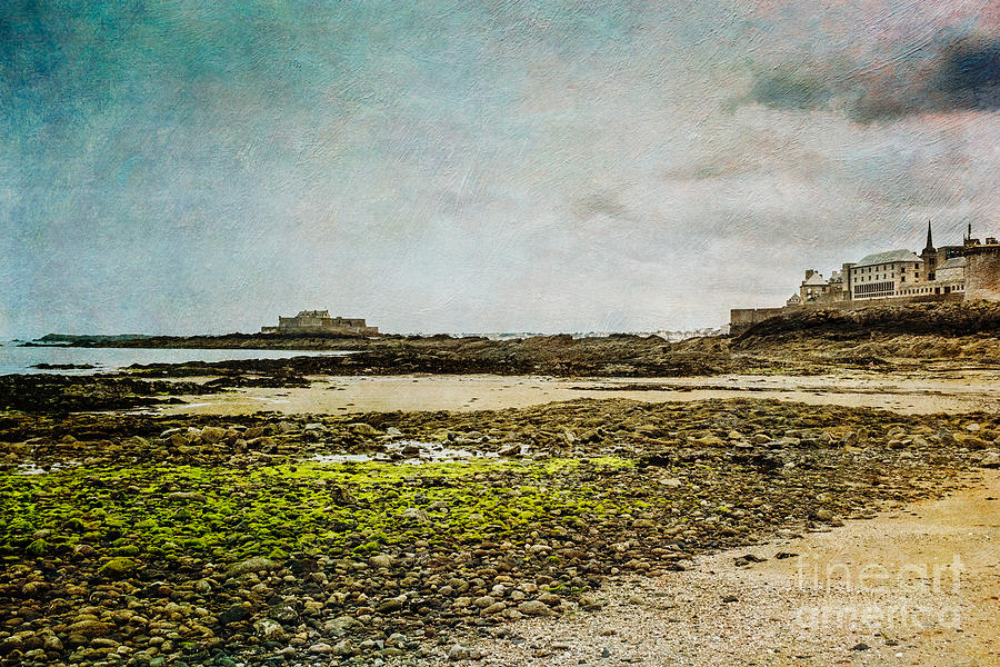 Saint Malo and Fort National Photograph by Ann Garrett