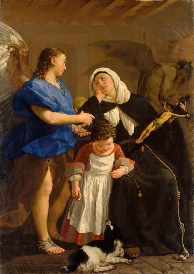 Gaspare Traversi Painting - Saint Margaret of Cortona by Gaspare Traversi