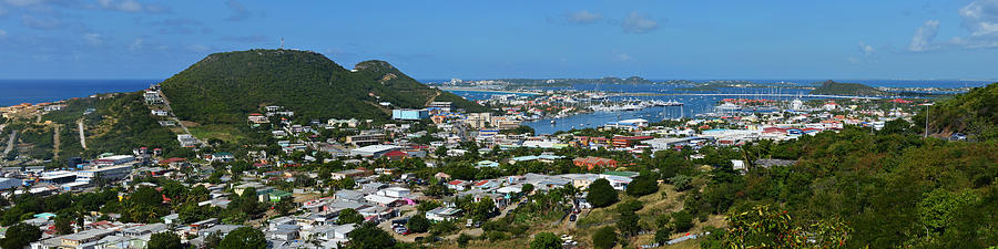 Saint Martin Panorama Photograph by Toby McGuire