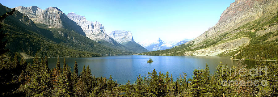 Saint Mary Lake Photograph by Gregory G. Dimijian, M.D.