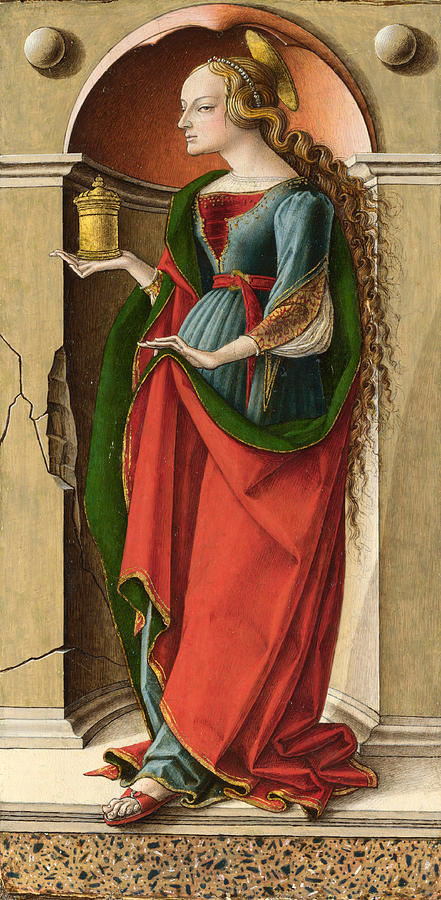 Saint Mary Magdalene Painting by Carlo Crivelli