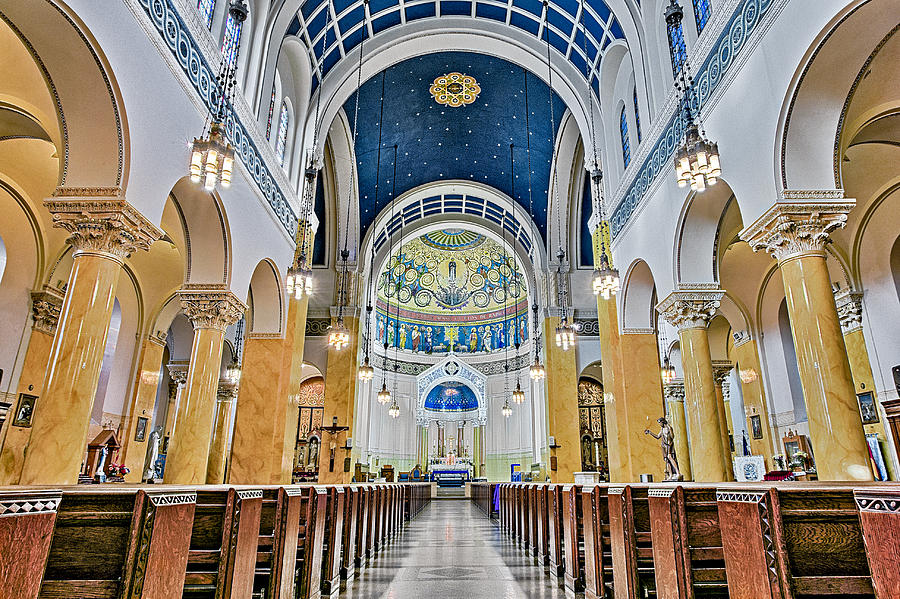 Saint Marys Altar Photograph by Susan Candelario
