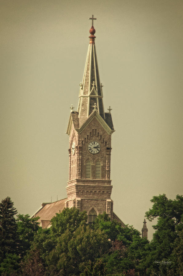 Saint Marys Catholic Church - Port Washington Photograph by Mary Machare