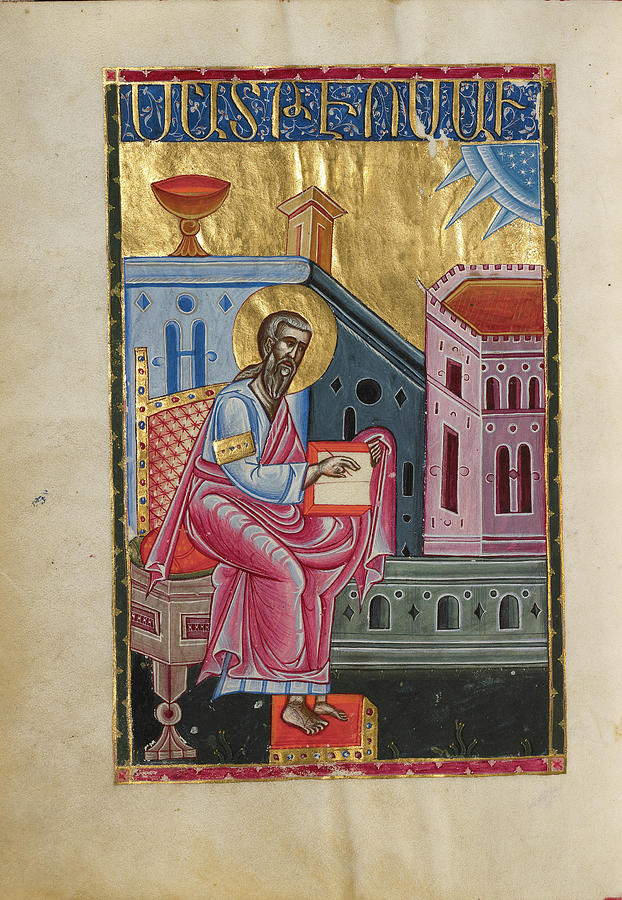 Armenian Painting - Saint Matthew Malnazar, Armenian, Active About 1630s by Litz Collection