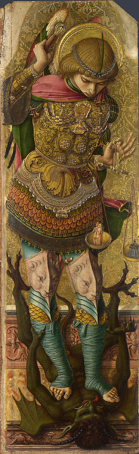 Saint Michael Painting by Carlo Crivelli
