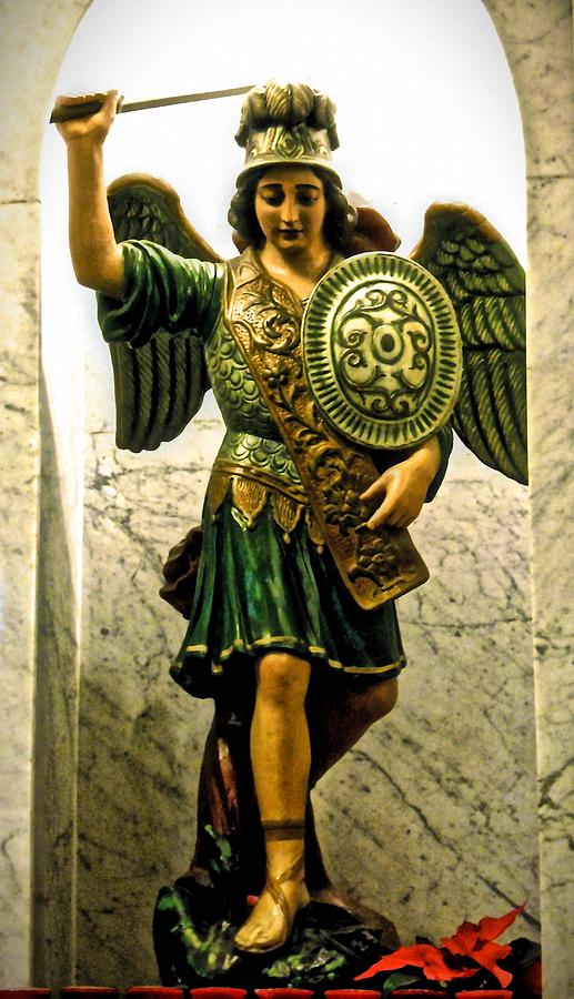 Saint Michael the Archangel Photograph by Joan Reese
