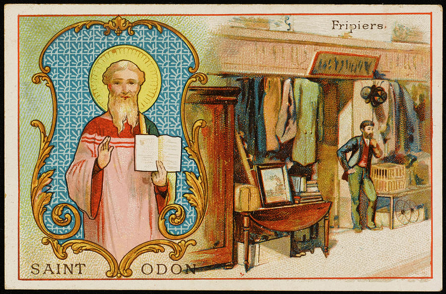 Saint Odo Of Cluny Patron Saint Drawing by Mary Evans Picture Library