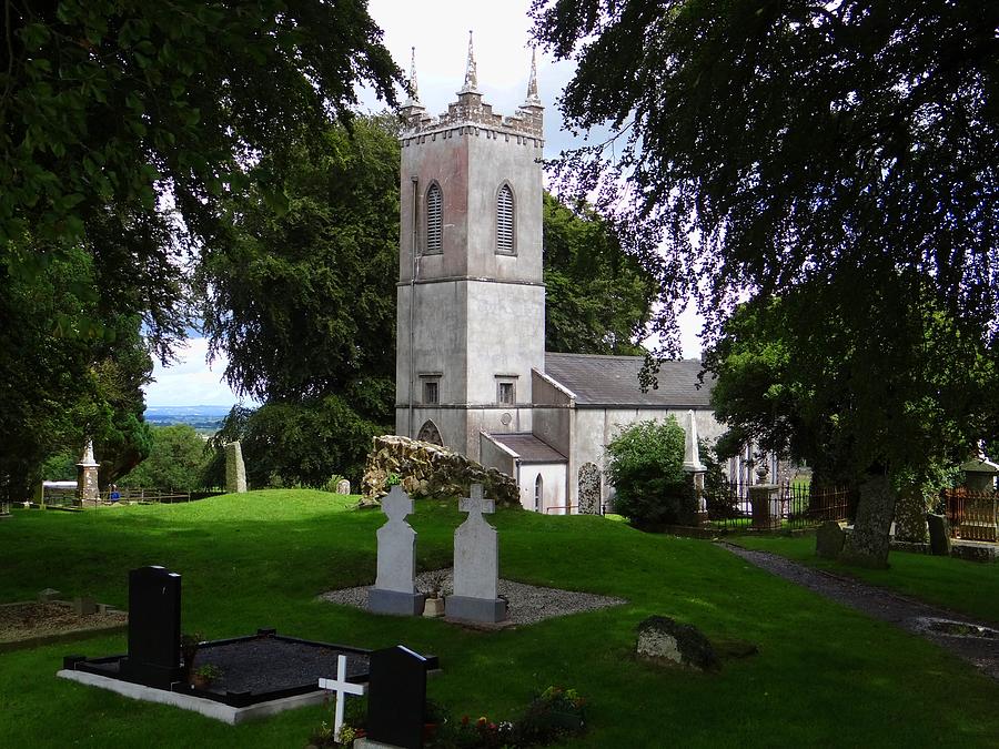 Saint Patricks Church and graveyard  Photograph by Keith Stokes