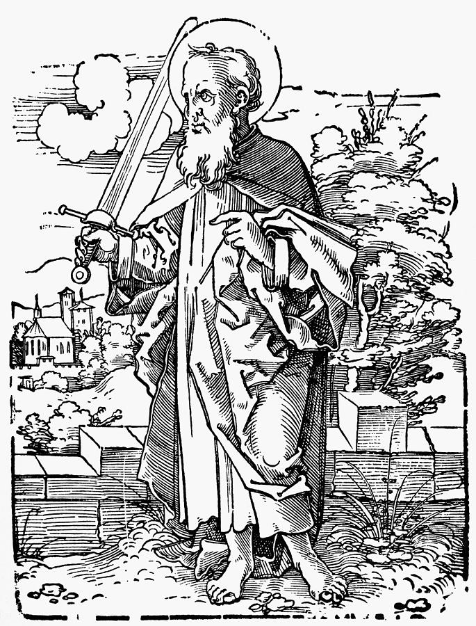 1530 Painting - Saint Paul by Granger 1530 Painting - Saint Paul by Granger