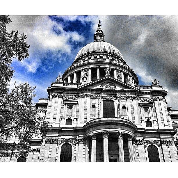 Saint Pauls Under The Clouds Photograph by Dida 🏀🏀 