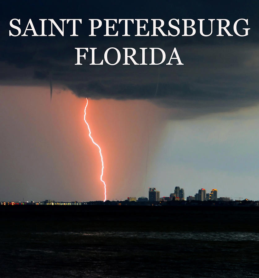Saint Pete Florida weather work A Photograph by David Lee Thompson