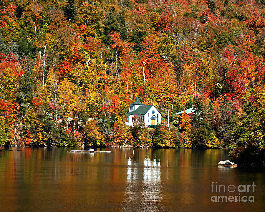 Saint Peters On the Lake Adirondacks New York Photograph by Diane E Berry