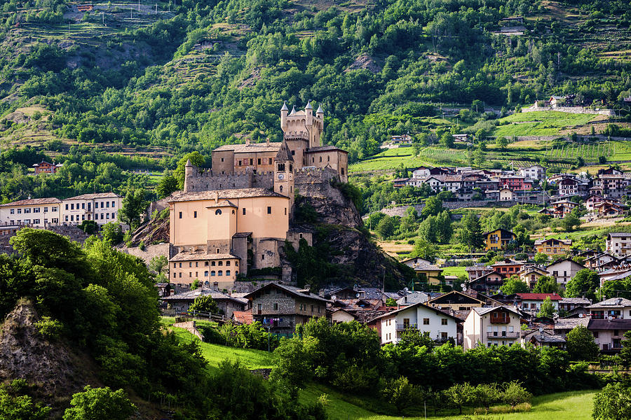 Saint Pierre Aosta Valley Italy Photograph By Panoramic Images   Saint Pierre Aosta Valley Italy Panoramic Images 