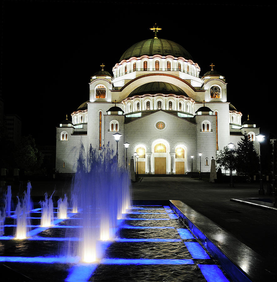 Saint Sava Temple Serbia, Belgrade Photograph by ©  Karolos  Trivizas
