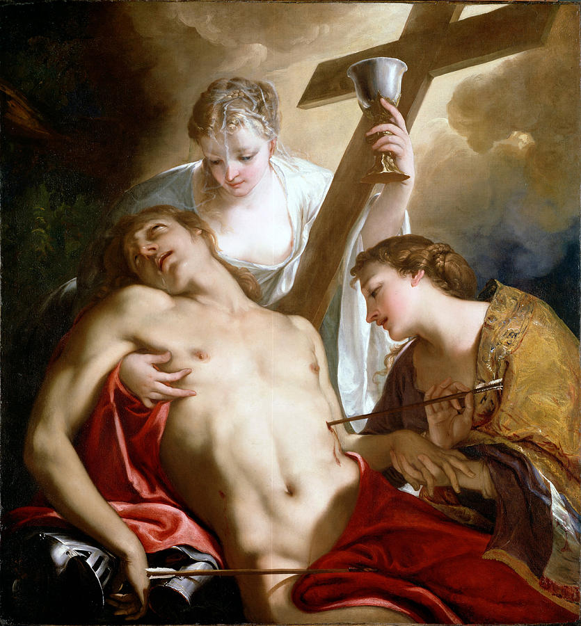 Saint Sebastian Painting by Antonio Bellucci