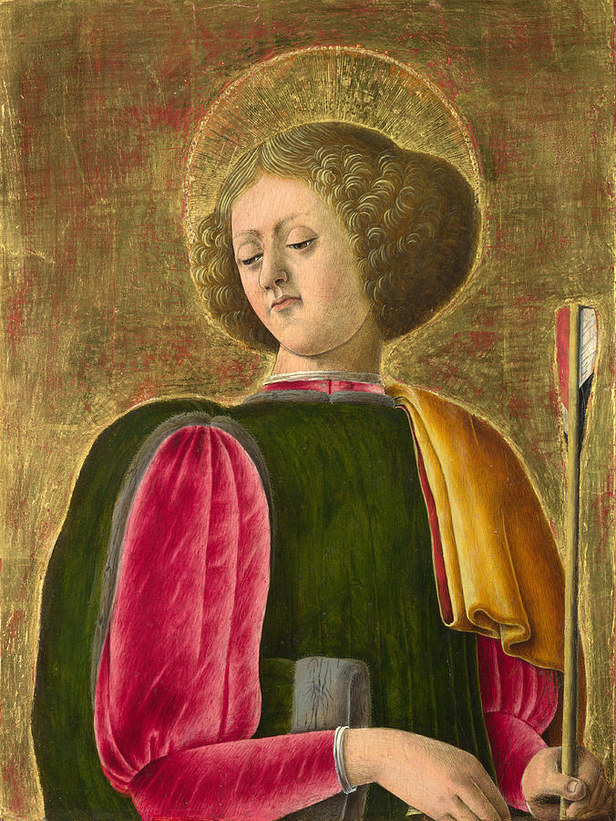 Saint Sebastian Painting by Giorgio Schiavone
