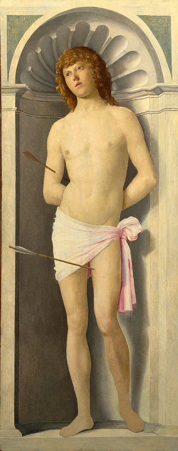 Giovanni Battista Cima Painting - Saint Sebastian by Giovanni Battista Cima