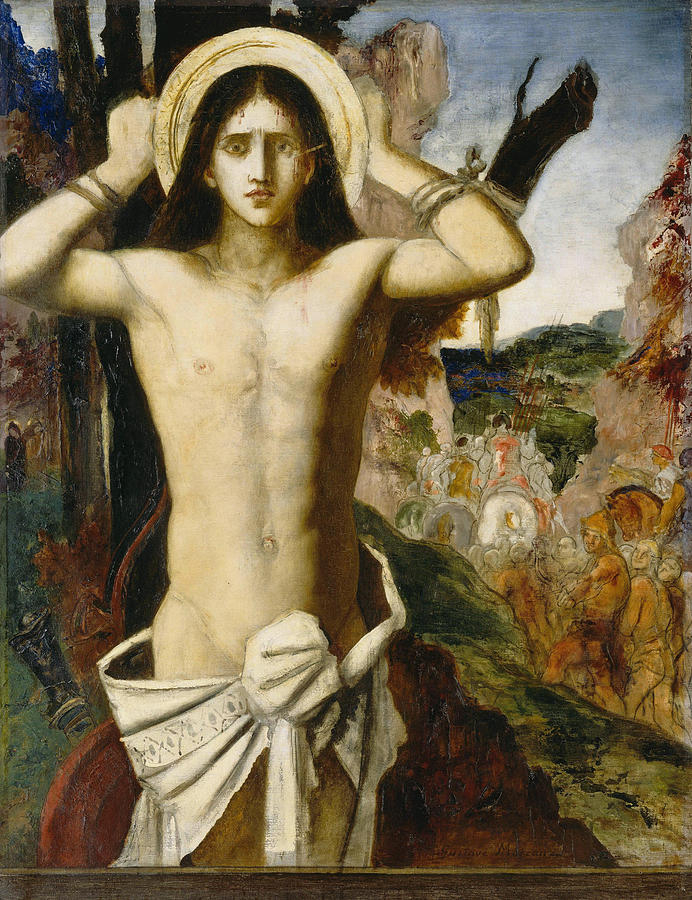 Saint Sebastian Painting by Gustave Moreau