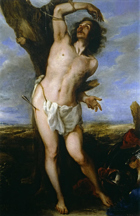 Saint Sebastian Painting by Juan Carreno de Miranda