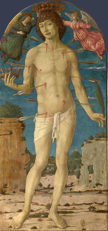 Saint Sebastian Painting by Matteo di Giovanni
