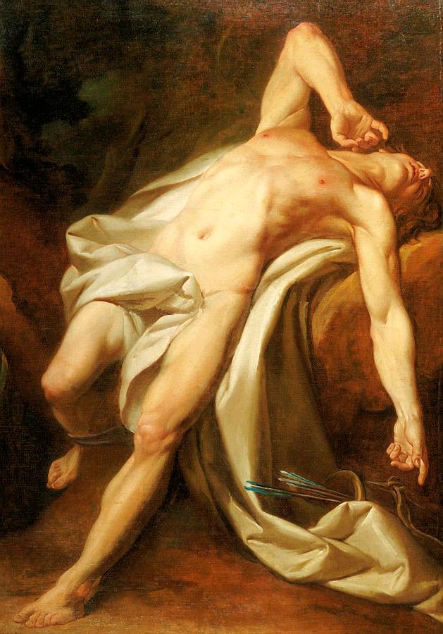 Saint Sebastian Painting by Nicolas Guy Brenet