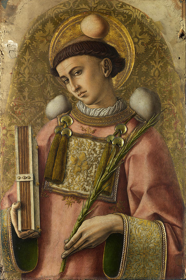 Carlo Crivelli Painting - Saint Stephen by Carlo Crivelli