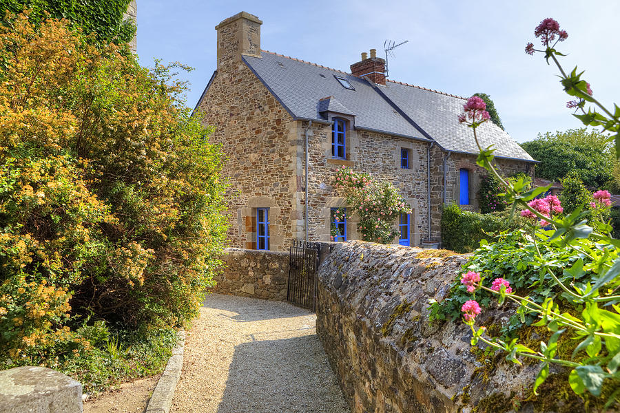 Cottage Photograph - Saint-Suliac - Brittany by Joana Kruse