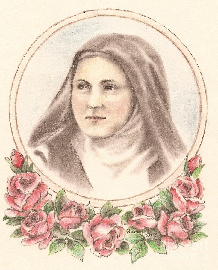 Saint Theresa of Lisieux Drawing by Manon Massari Pixels