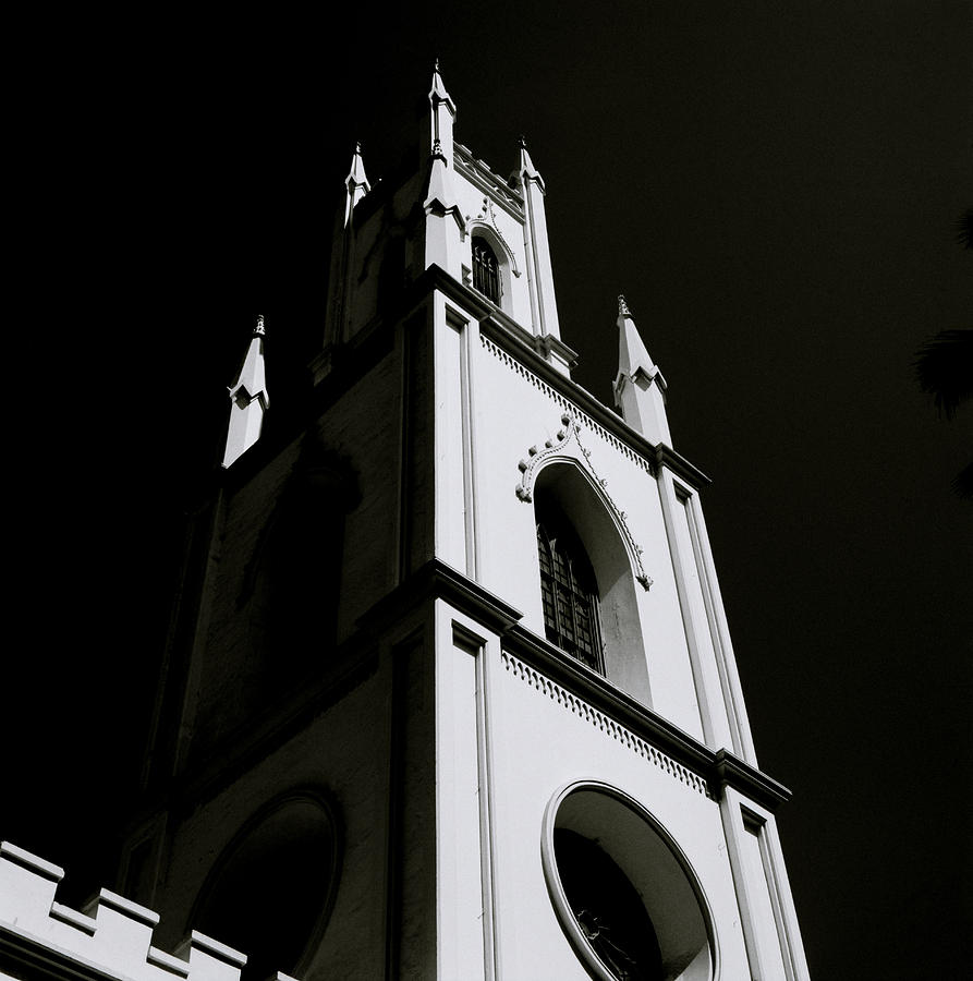 Black And White Photograph - Chiaroscuro Christianity by Shaun Higson