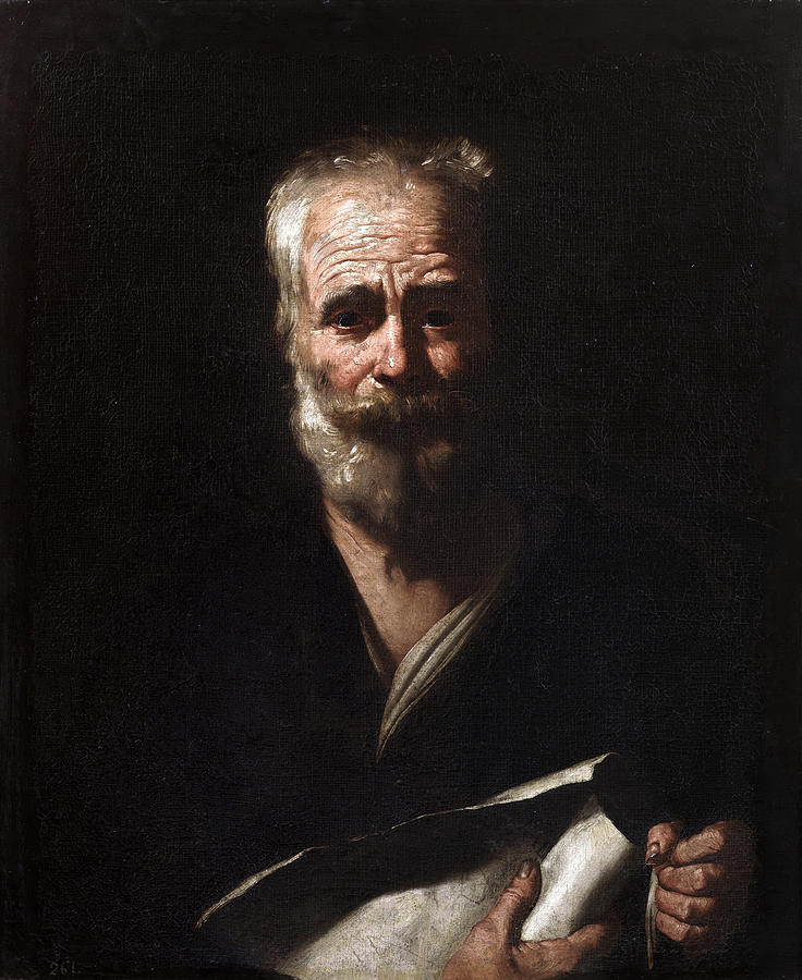 Saint Thomas Painting by Jusepe de Ribera