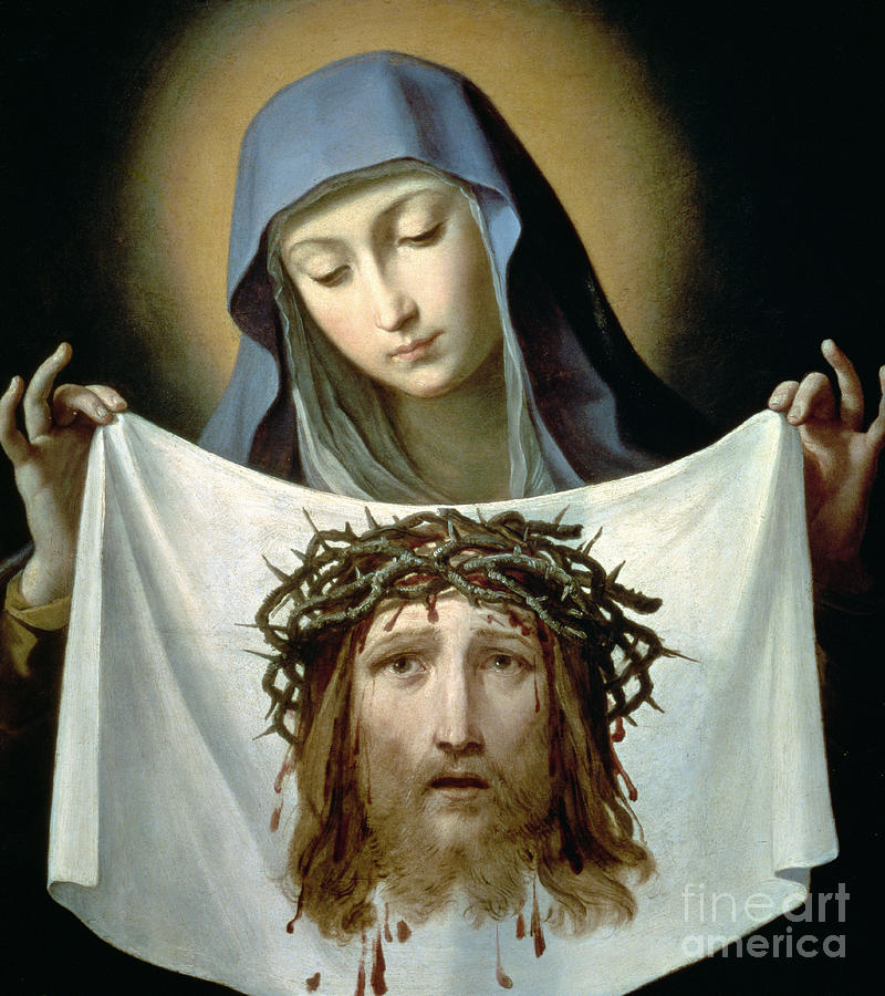 Saint Veronica Painting by Guido Reni