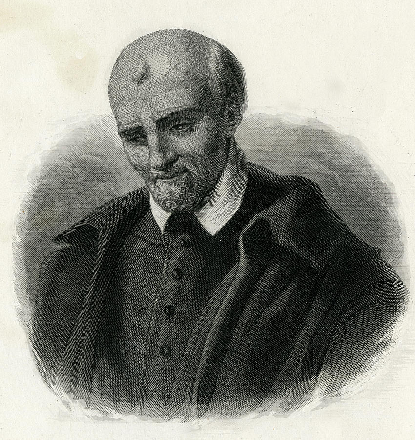 Saint Vincent De Paul (15811660) Drawing by Mary Evans Picture Library