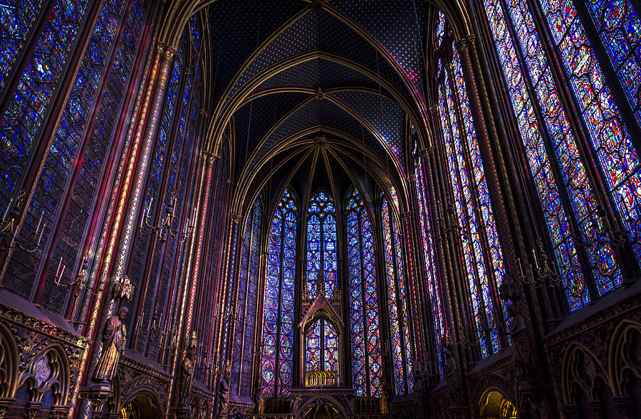 Paris Photograph - Sainte Chapelle by Pablo Lopez