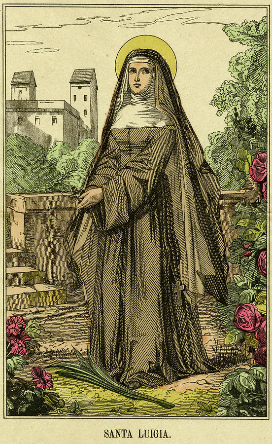 Sainte Louise De Marillac French Drawing by Mary Evans Picture Library