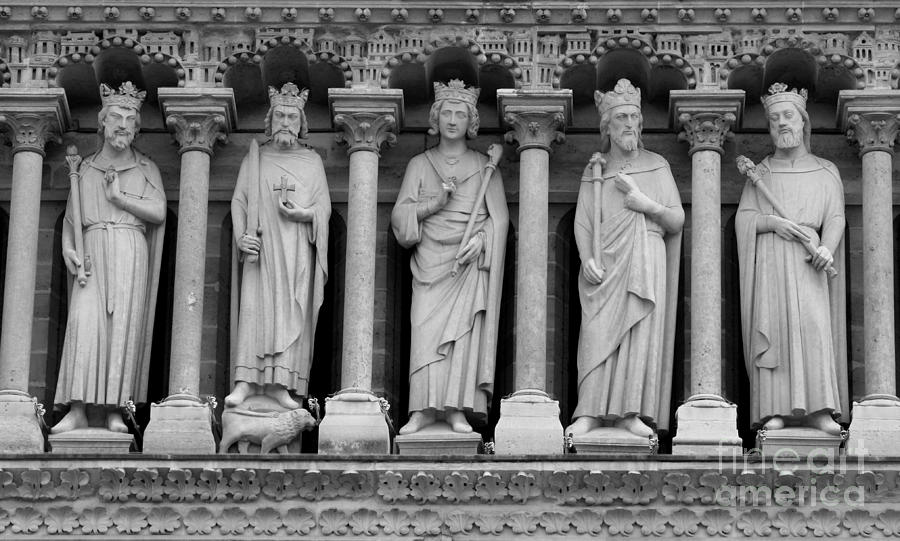 Saints of Notre Dame  Photograph by Carol Groenen
