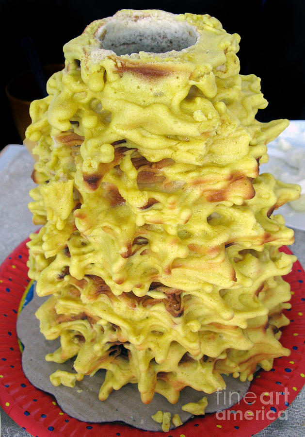Sakotis. Lithuanian Tree Cake. Photograph