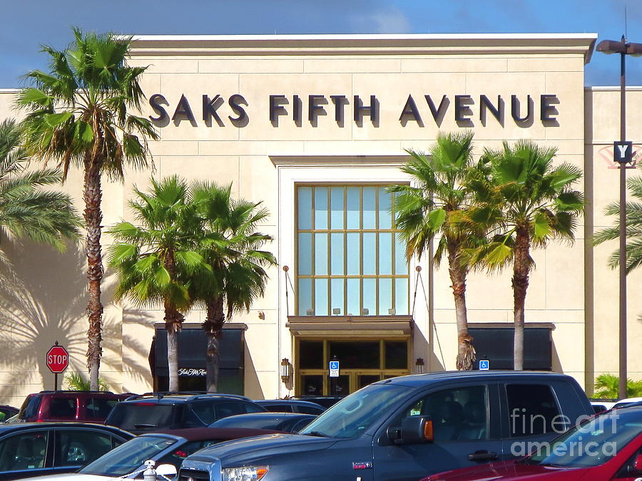 Saks Fifth Avenue Department Store in Boca Raton Florida. Photograph by Robert Birkenes