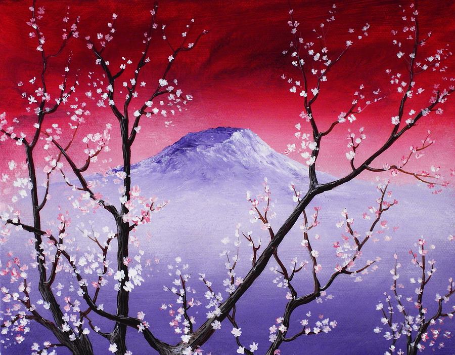 Sakura Painting by Anastasiya Malakhova