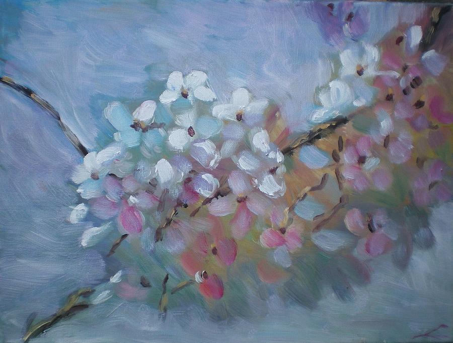 Sakura Painting - Sakura by Elena Sokolova