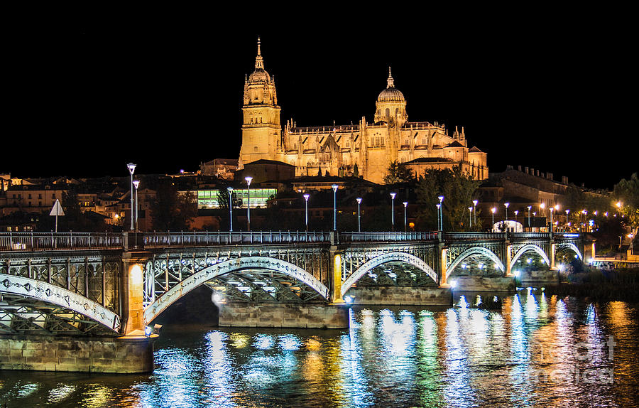 Salamanca at Night Photograph by JR Photography