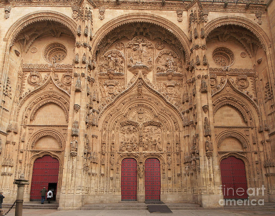 Salamanca cathedral Spain Photograph by Rudi Prott
