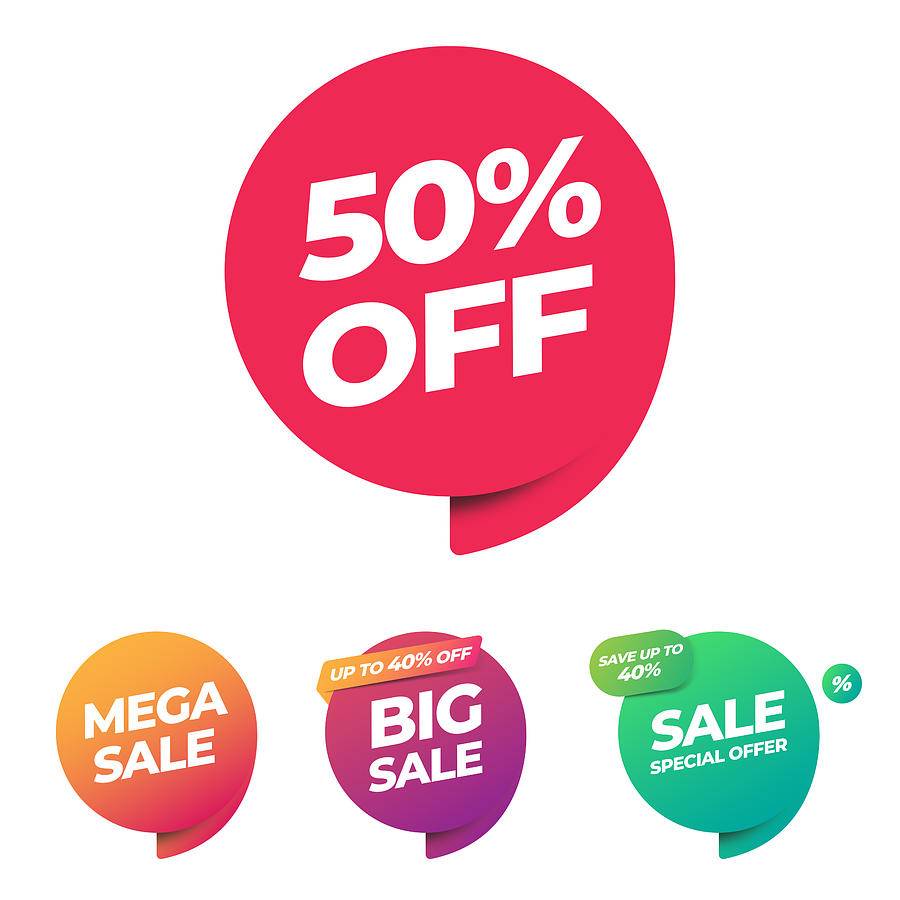 Sale of Special Offers and Discount Gradient Banner Template Vector Design. Drawing by Designer29 Sale of Special Offers and Discount Gradient Banner Template Vector Design. Drawing by Designer29