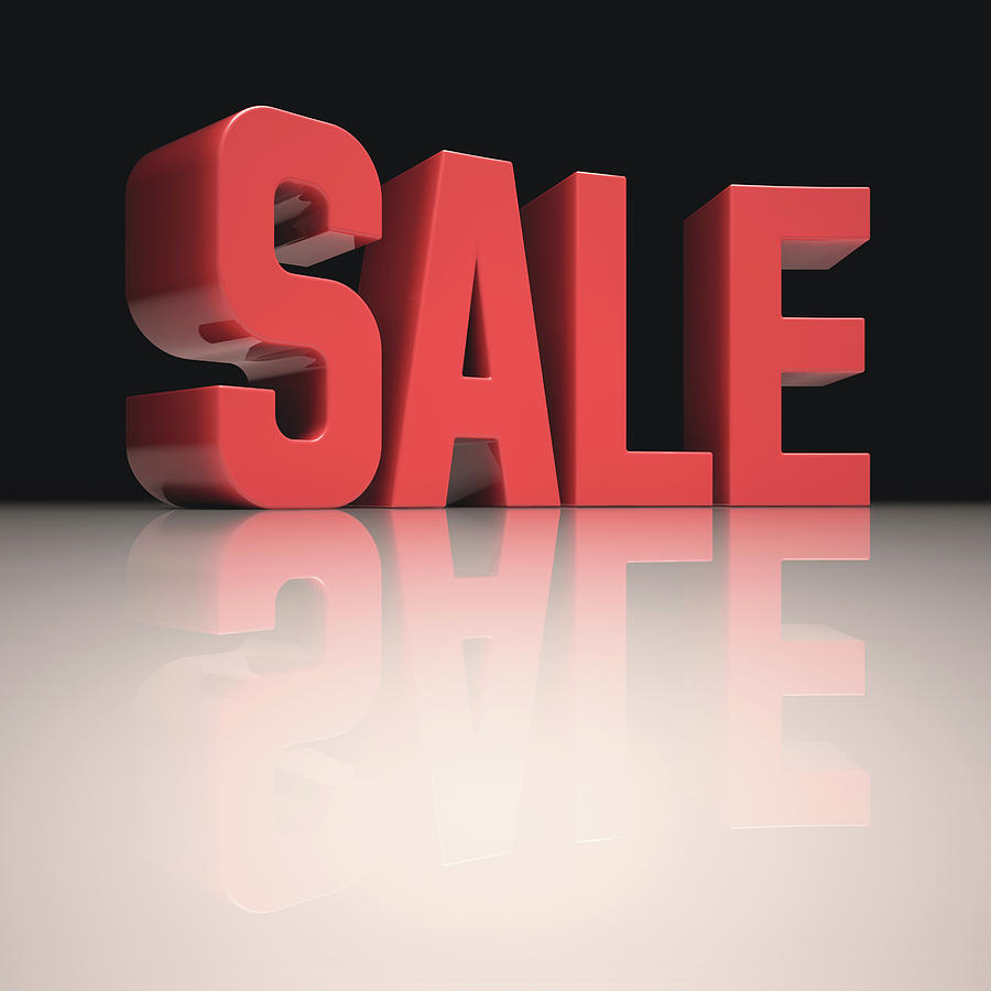 Sale Sign Photograph by Science Photo Library Sale Sign Photograph by Science Photo Library