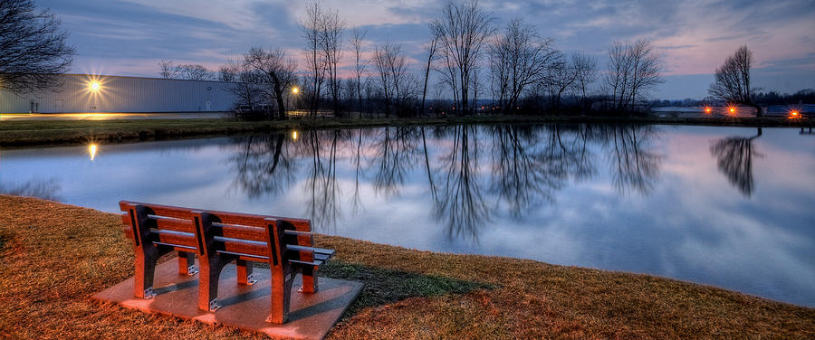 Salem Ohio Industrial Park Sunset Photograph by David Dufresne