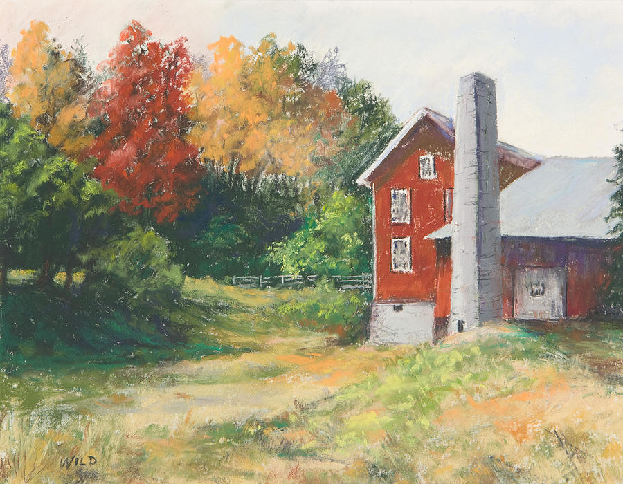 Landscape Painting - Saline Mill by Paula Wild