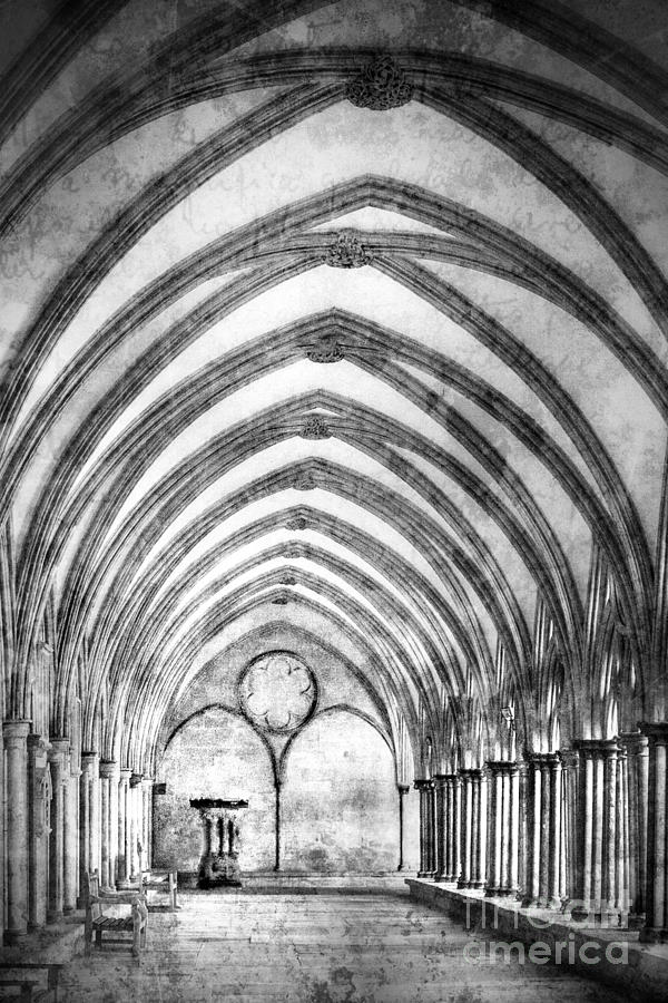 Salisbury Cathedral Cloisters Photograph by Linsey Williams